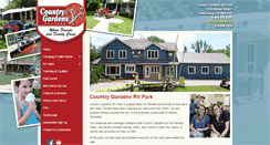 Desktop Screenshot of countrygardensrvpark.ca